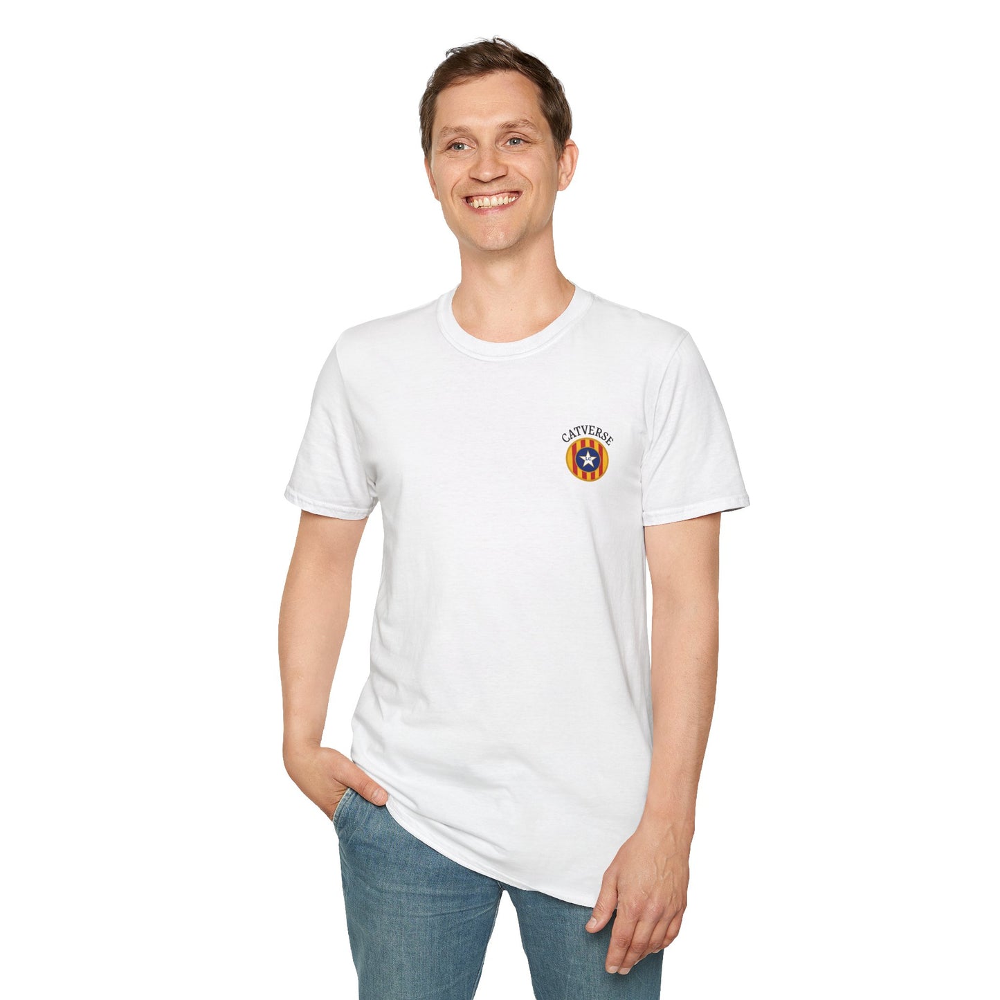 Catverse Retro Star Badge Tee – Samarreta Oversized Vintage Negra