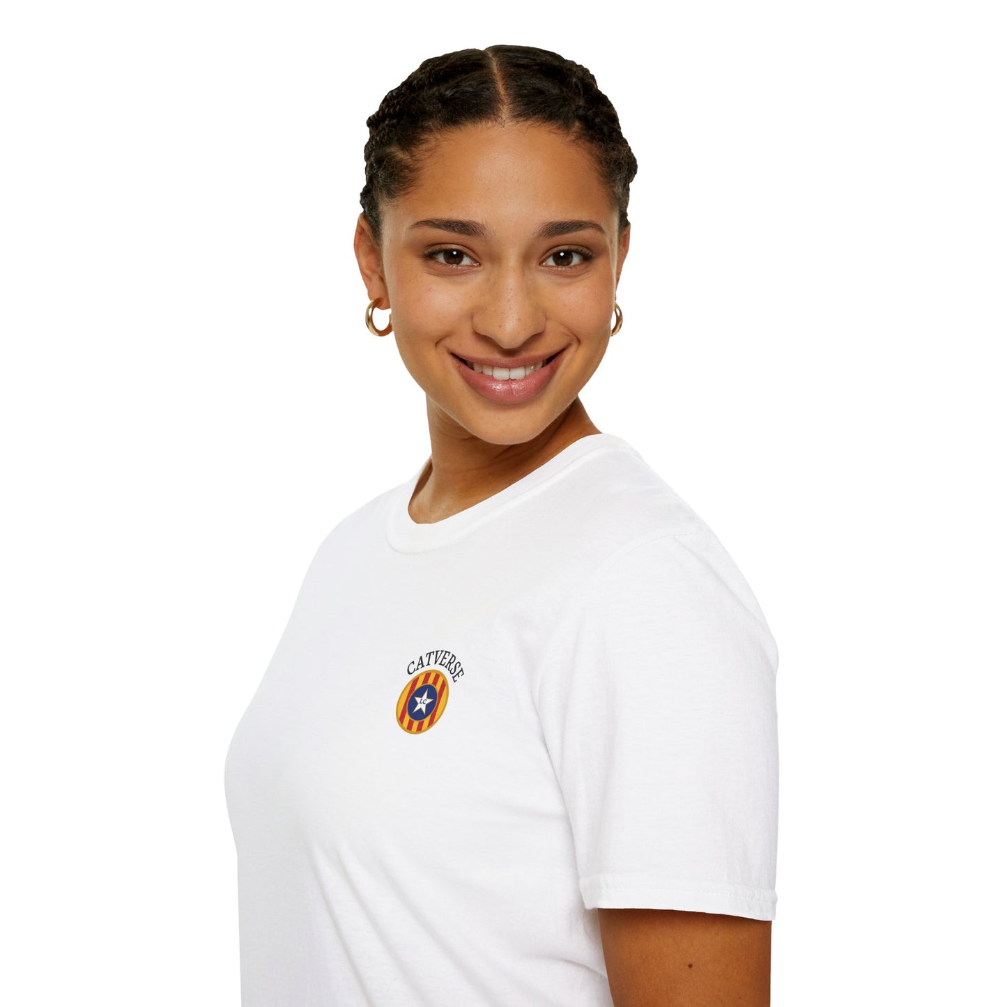 Catverse Retro Star Badge Tee – Samarreta Oversized Vintage Negra
