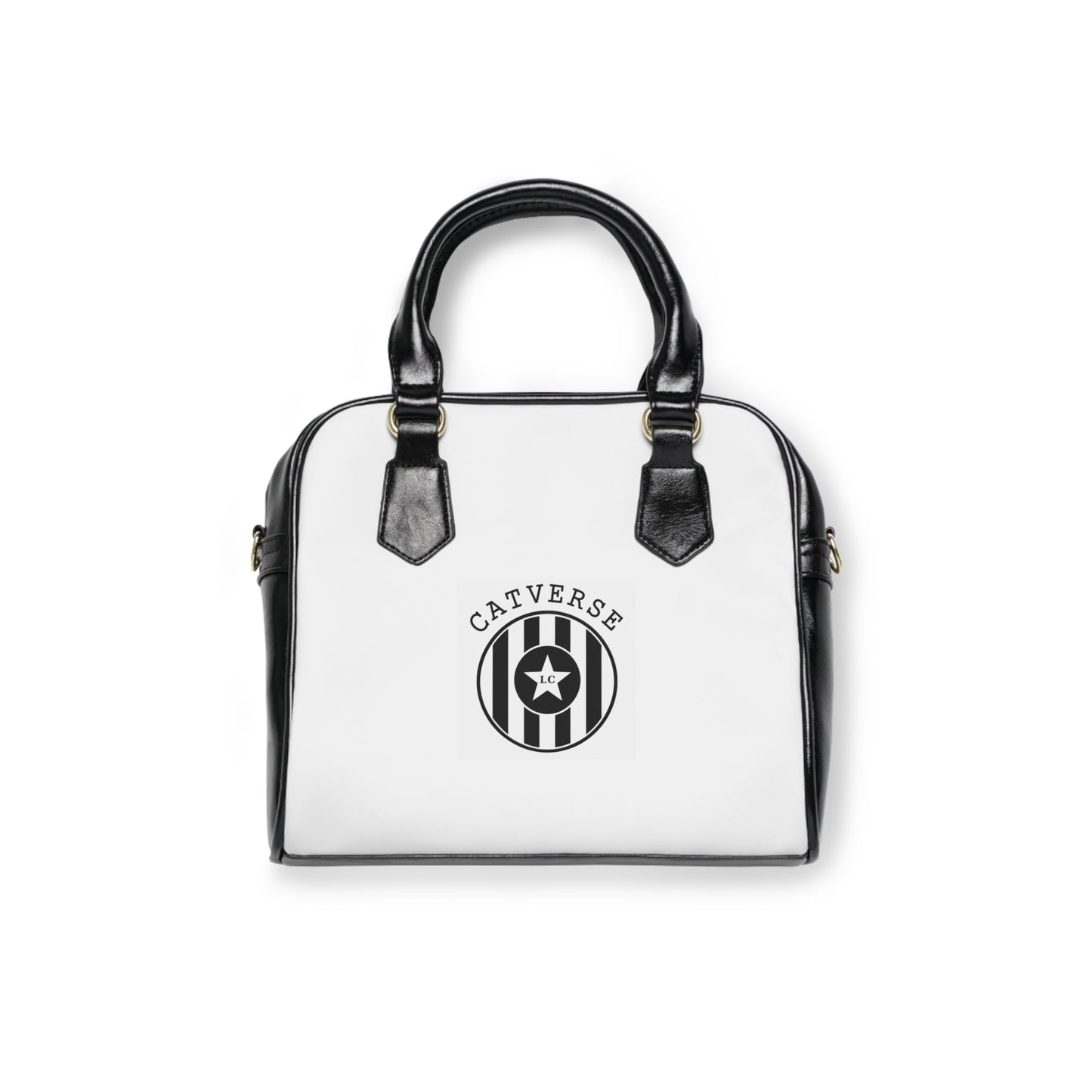 BOLSO CUTE: CATVERSE BLAN NEGRE GATET ULLS BLAUS