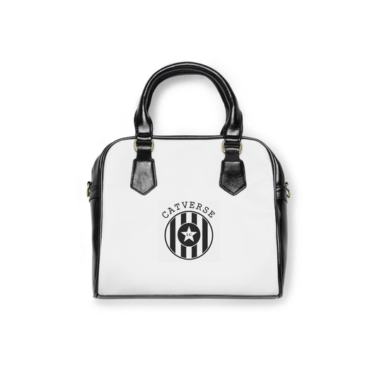 BOLSO CUTE: CATVERSE BLAN NEGRE GATET ULLS BLAUS